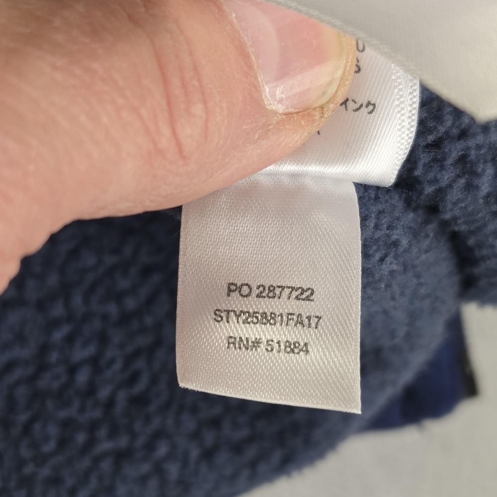 Patagonia Vest Mens Large Blue Better Sweater Fleece Full Zip Pockets Outdoor - Picture 8 of 8